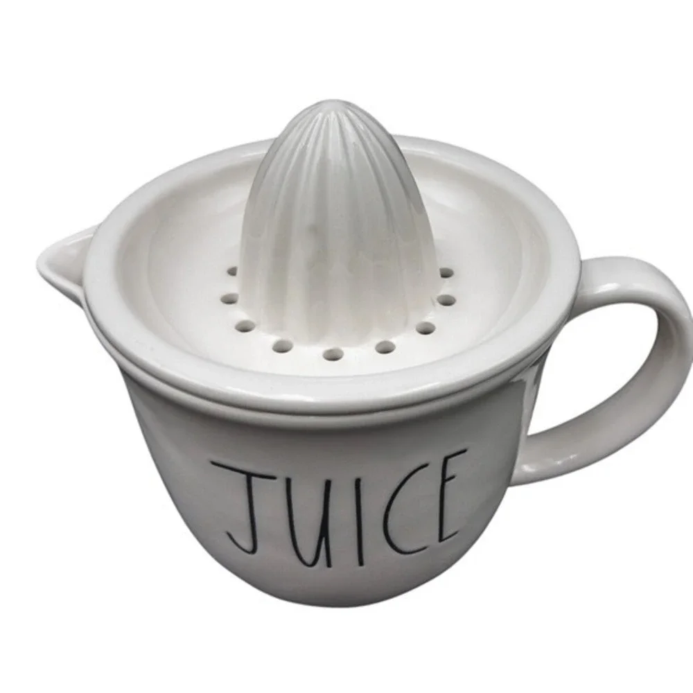 Rae Dunn Artisan Collection Ceramic Juice Reamer with Mug‎ New Farmhouse